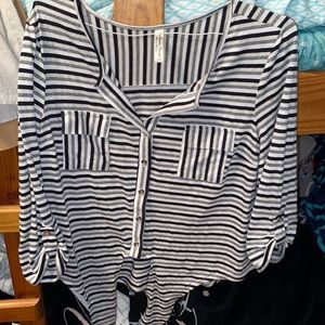 Striped women’s blouse